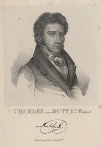 Charles von Rotteck, L.L.D., 1843 door F. Kuhl